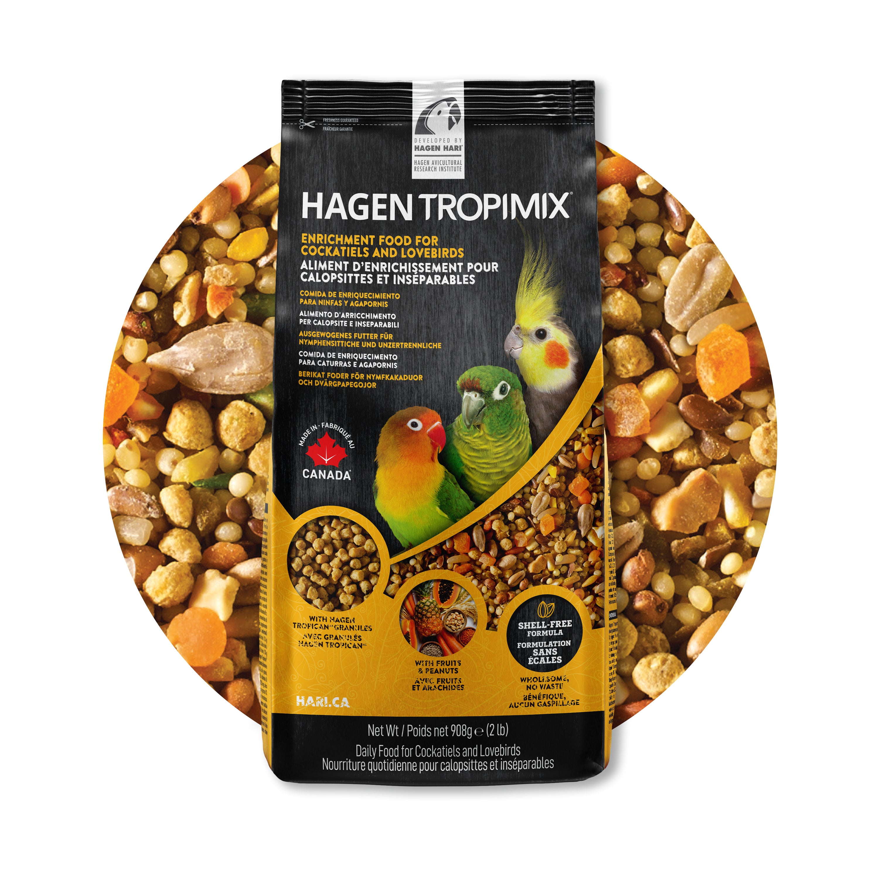 Tropimix Food for Cockatiels & Lovebirds 908G