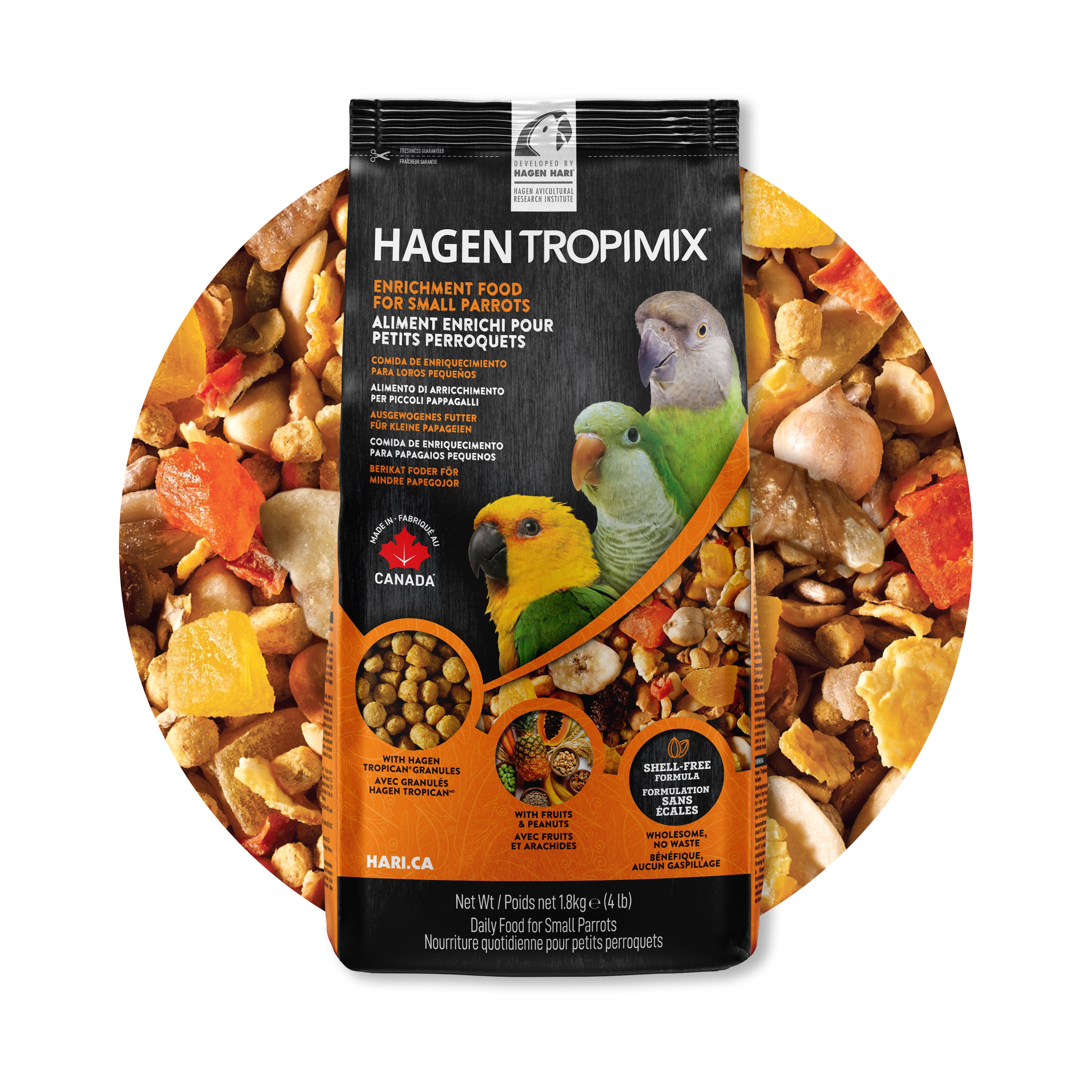 Tropimix Food for Small Parrots 1.8kg