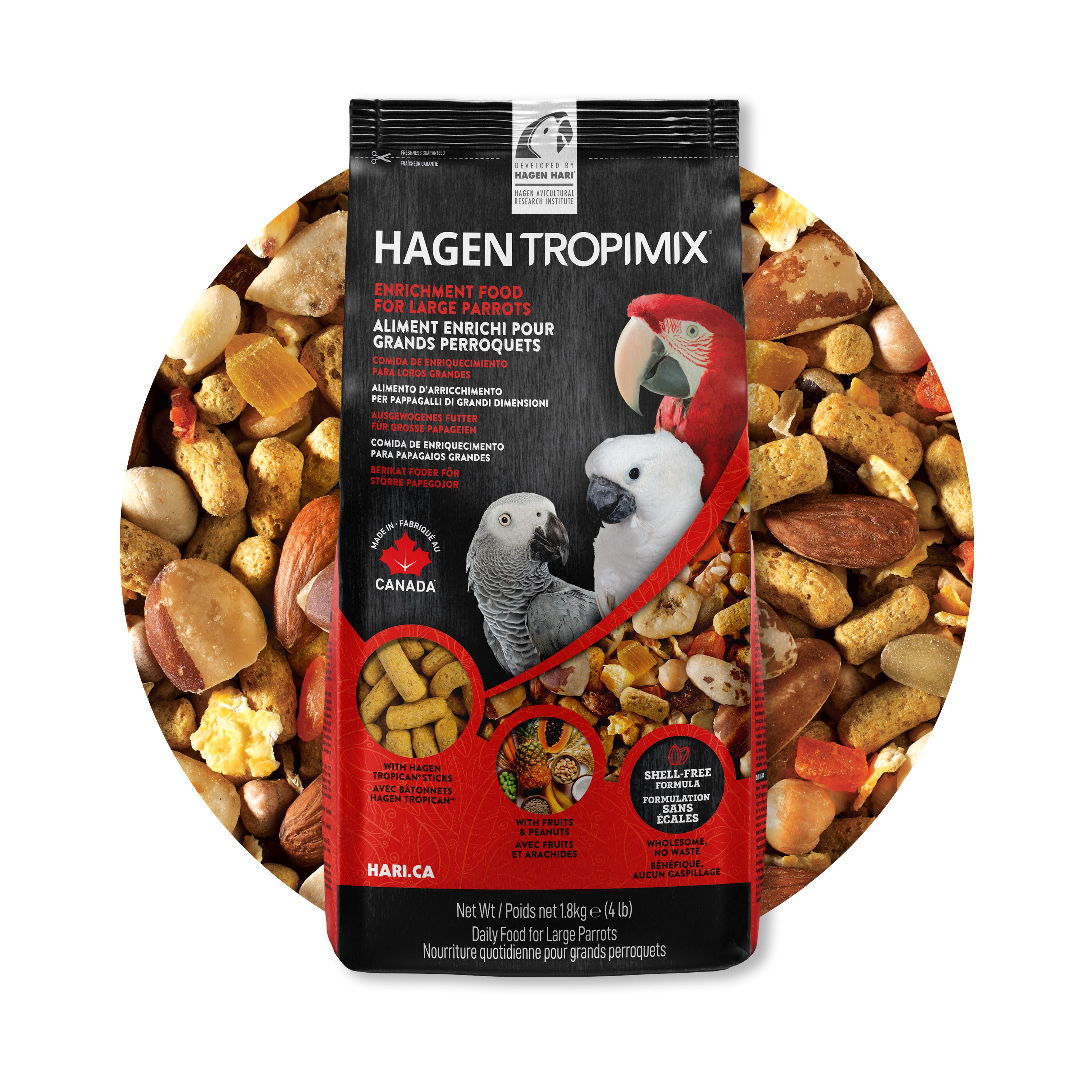 Tropimix Food for Large Parrots 1.8kg